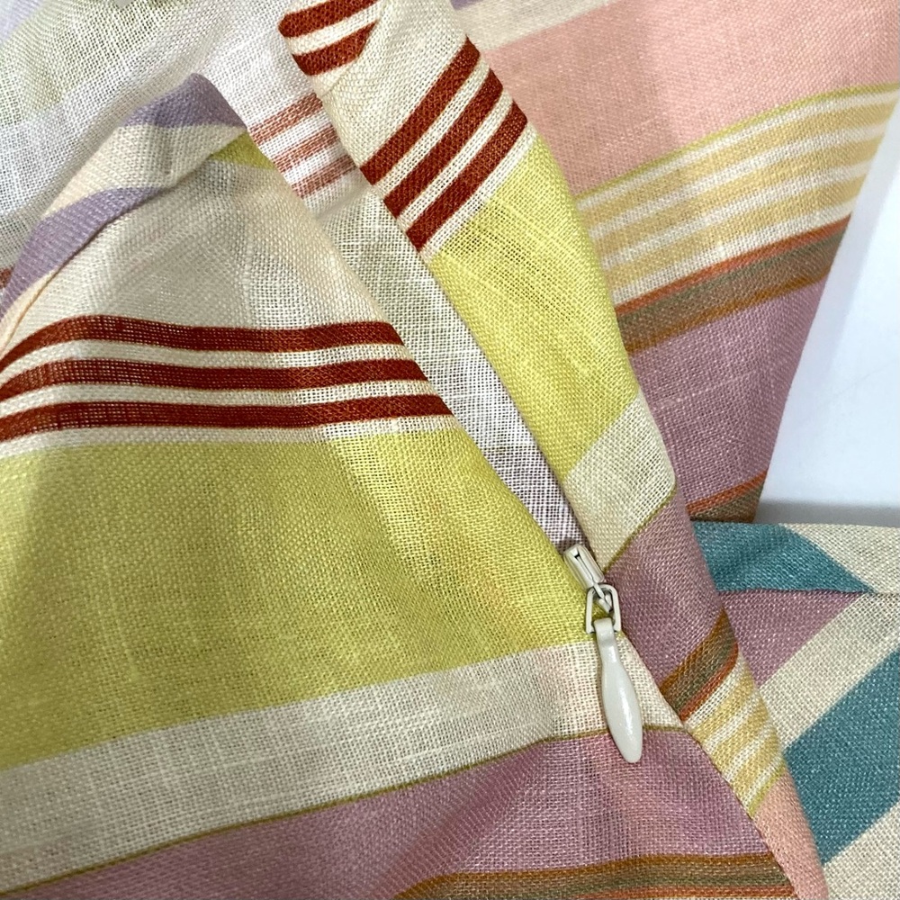 *SOLD* Zimmermann Halliday Stripe Bias Cut Long Sleeve Linen Maxi Dress US 8 NWT - Picture 15 of 15